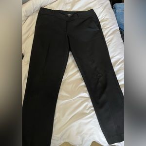 Ann Taylor Loft black ankle pants size 10